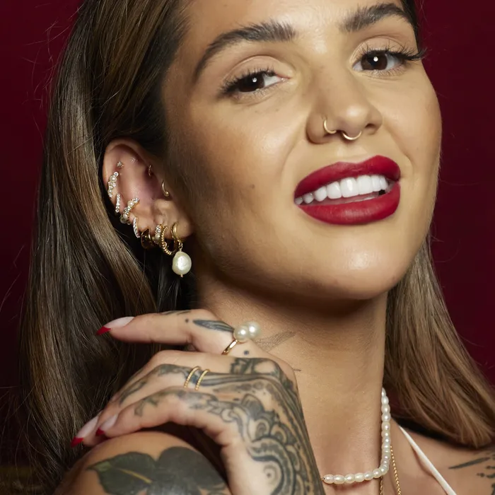 Scream Pretty Earrings Hannah Martin Pearl Ear Cuff