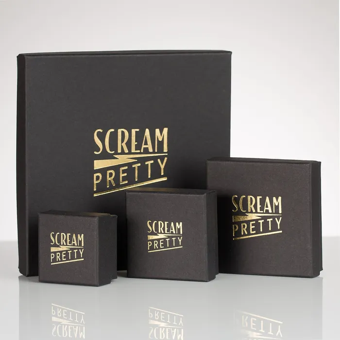 Scream Pretty Earrings Silver Sparkle Chandelier Stud Single Earring