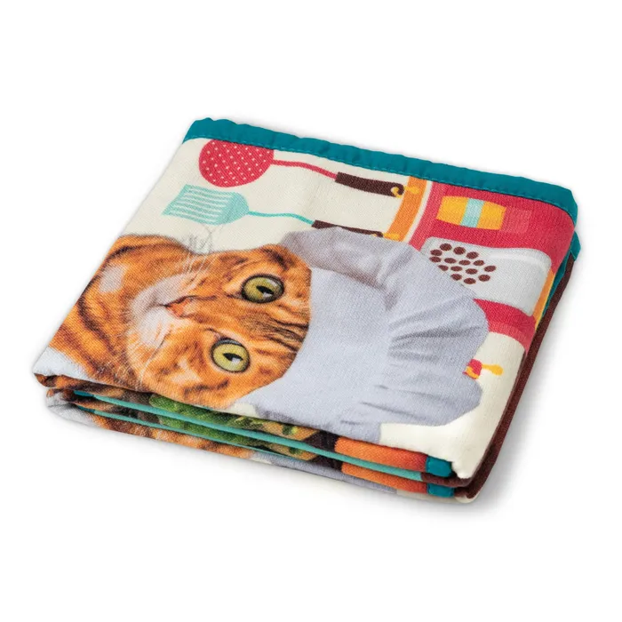 Secret Ingredient Is Cat Hair Kitchen Towel Set Oven Mitts Co Earrings