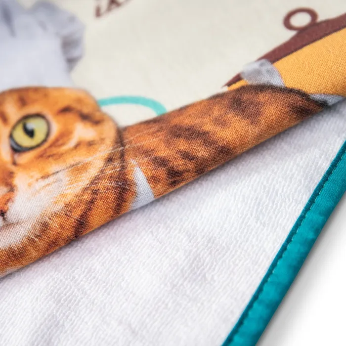 Secret Ingredient Is Cat Hair Kitchen Towel Set Oven Mitts Co Earrings