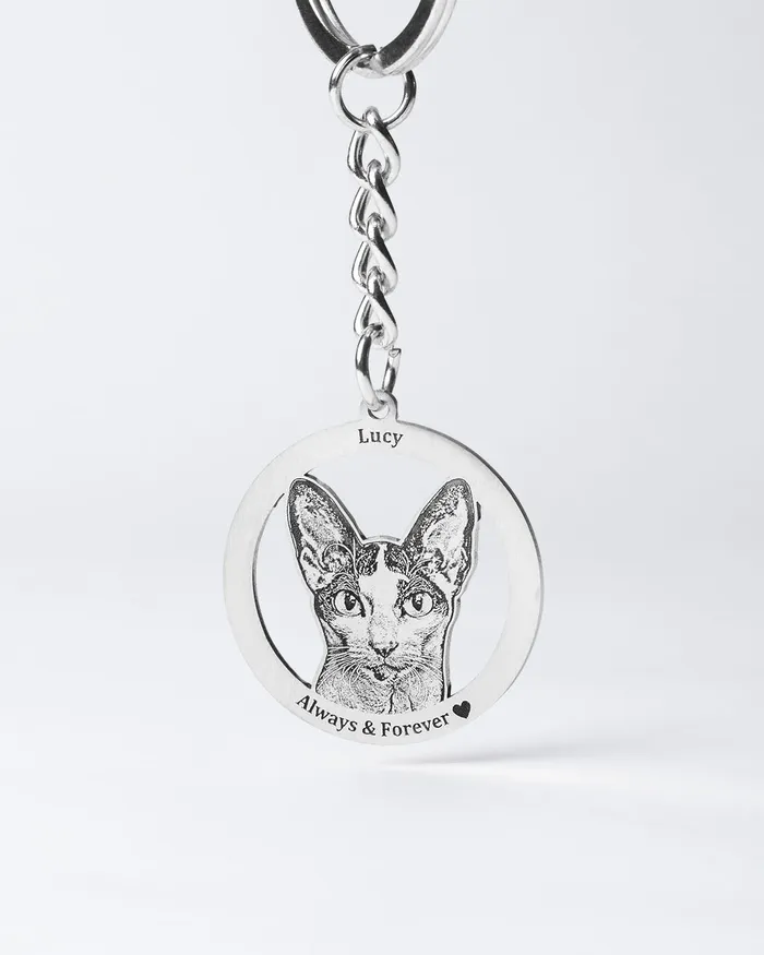 Silvercut Original Halo Keychain Necklaces