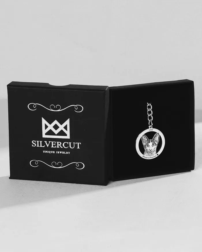 Silvercut Original Halo Keychain Necklaces Silvercut Original Halo Keychain Necklaces
