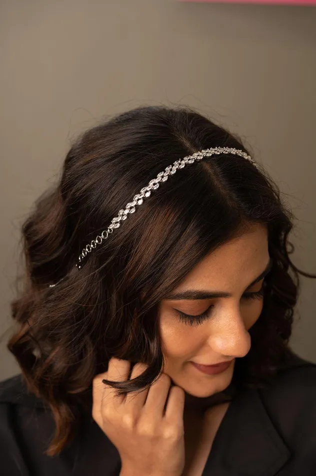 Simple Diamond HairBand Sheeshband Attrangi Rings