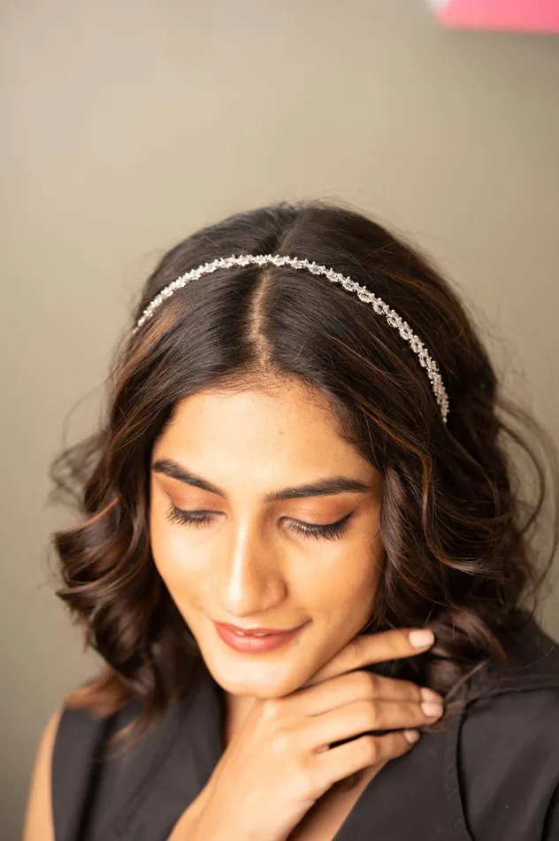 Simple Diamond HairBand Sheeshband Attrangi Rings Simple Diamond HairBand Sheeshband Attrangi Rings