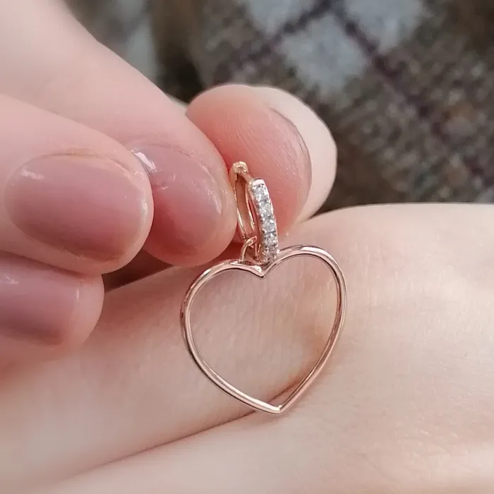 Sparkling Heart Hoop Earrings Scream Pretty Earrings