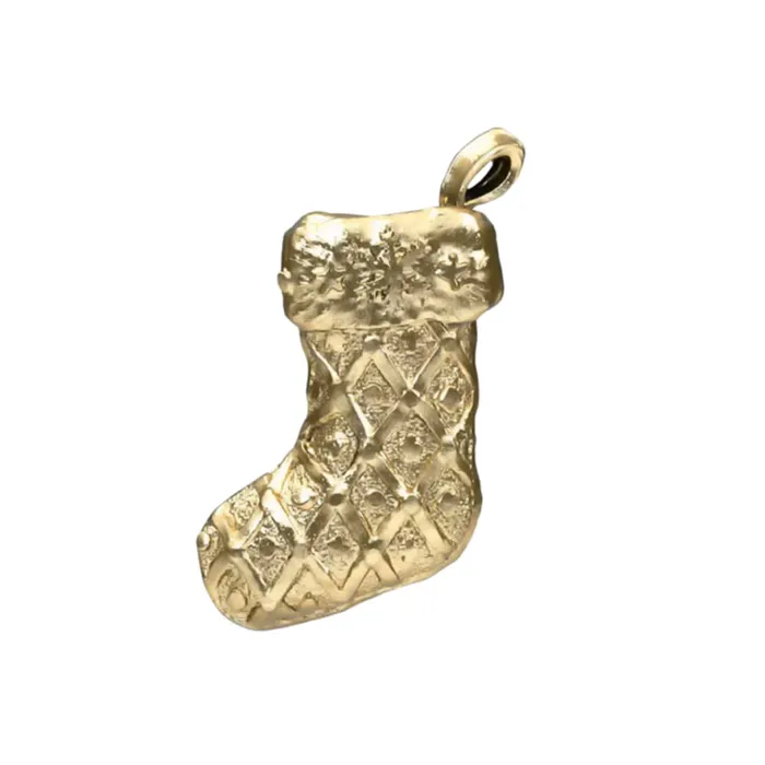 Stocking Threaded End in Gold Anatometal Earrings