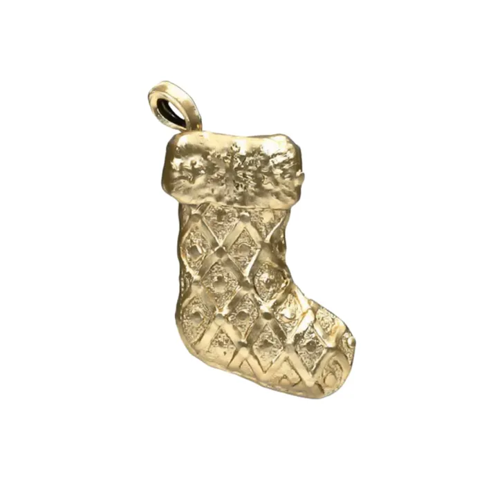 Stocking Threaded End in Gold Anatometal Earrings
