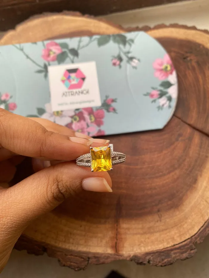 Sunny Side Up Ring Attrangi Rings