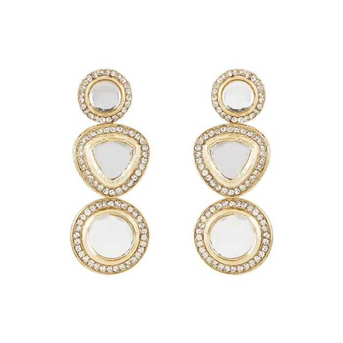 Teejh Nazakat Light Gold Earring Teejh Earrings