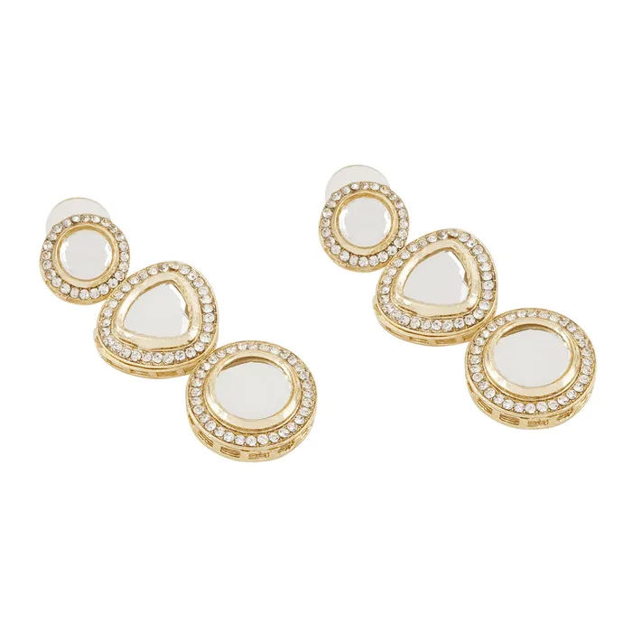 Teejh Nazakat Light Gold Earring Teejh Earrings
