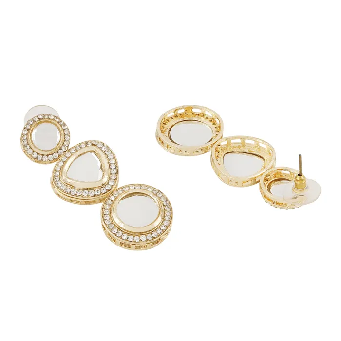 Teejh Nazakat Light Gold Earring Teejh Earrings