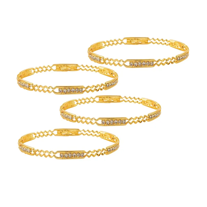Teejh Siman Gold Bangle Teejh Bracelets