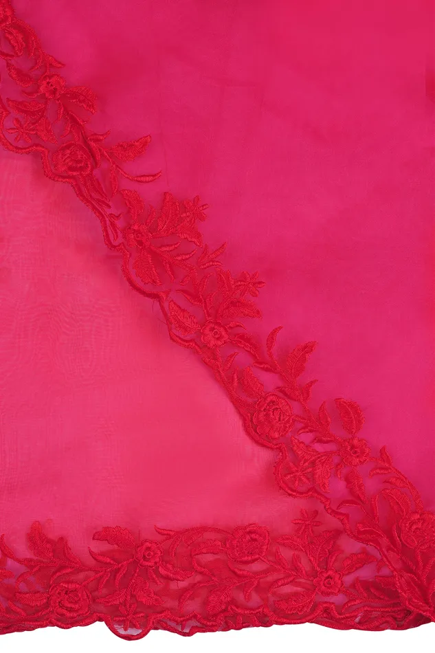 Teejh Spring Serenade Organza Saree Teejh Earrings