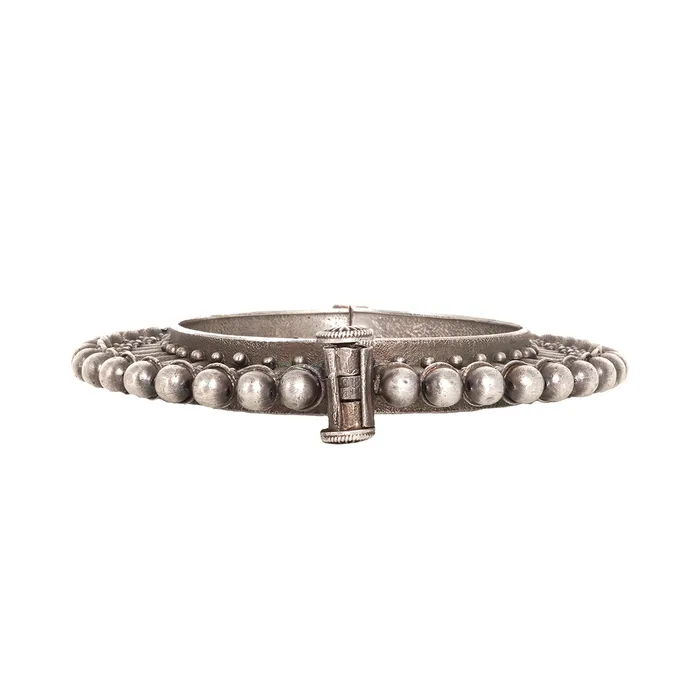 Teejh Teejh Jeni Silver Oxidised Bangle Bracelets