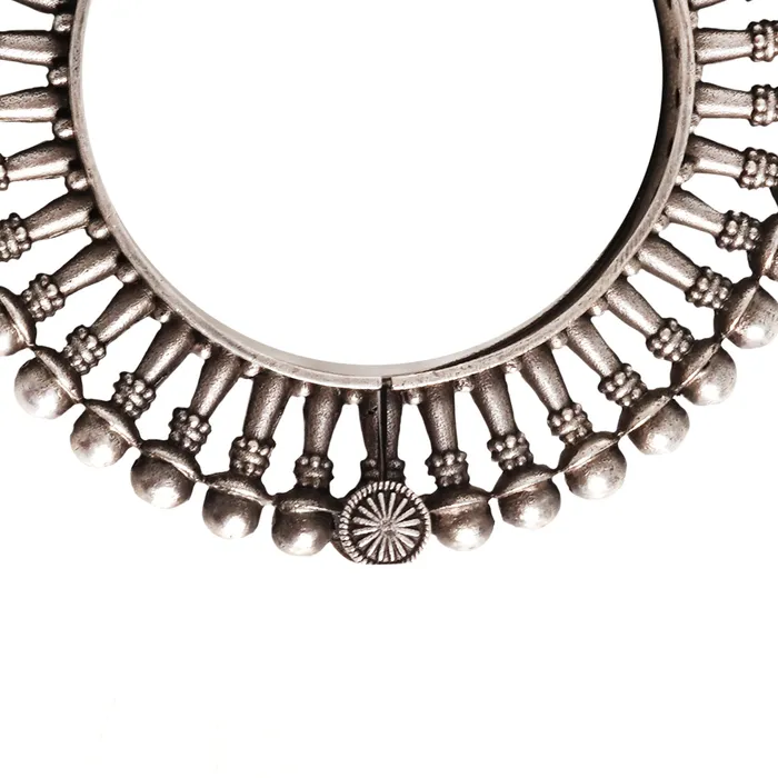 Teejh Teejh Jeni Silver Oxidised Bangle Bracelets
