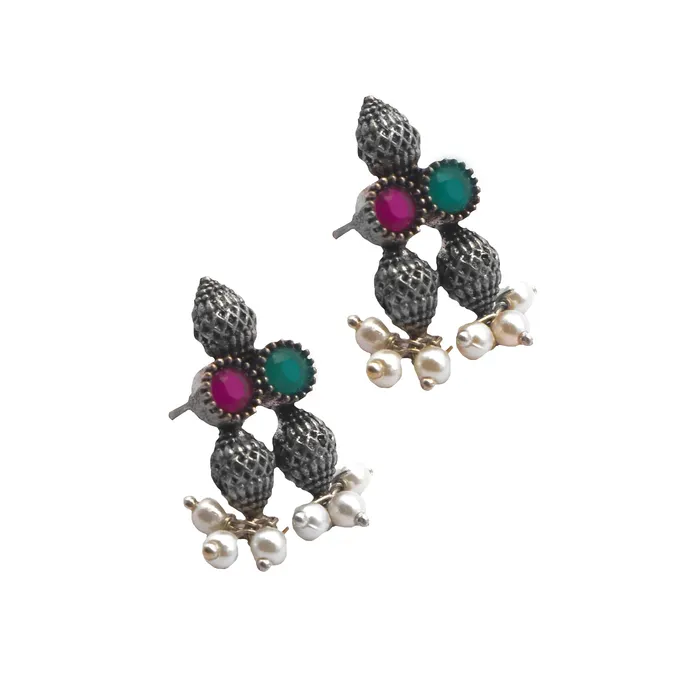 Teejh Teejh Oni Multi colored choker Necklace Set Necklaces Teejh Teejh Oni Multi colored choker Necklace Set Necklaces