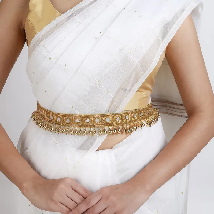 Teejh Teejh Zivah Bead Mirror Gold Belt PreStyled Sets