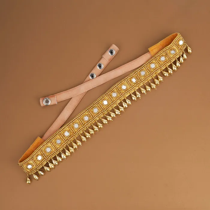 Teejh Teejh Zivah Bead Mirror Gold Belt PreStyled Sets
