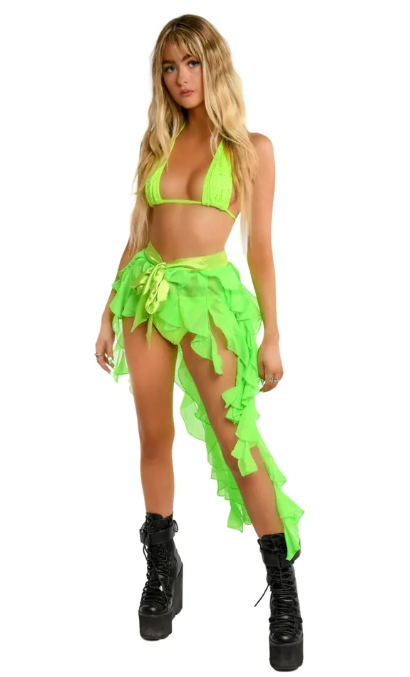 THE LUMI SHOP Earrings FULL OUTFIT Neon Elf