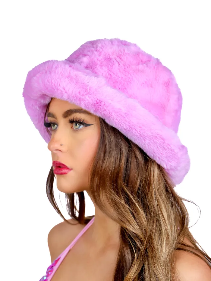 THE LUMI SHOP Earrings Lilac Fuzzy Hat