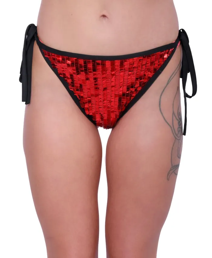 THE LUMI SHOP Earrings Red Sequin Bottoms