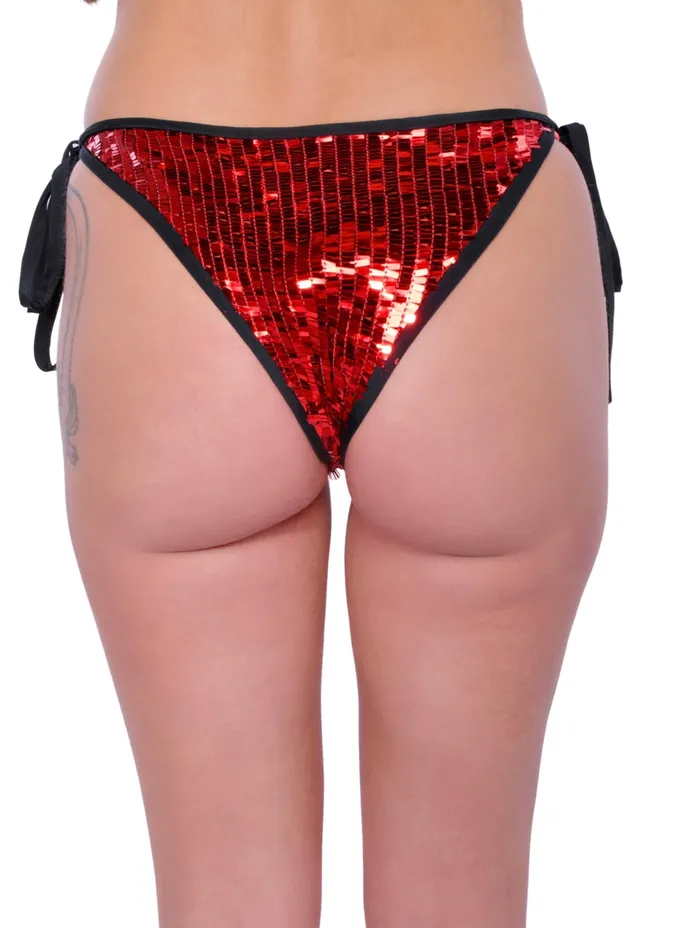 THE LUMI SHOP Earrings Red Sequin Bottoms