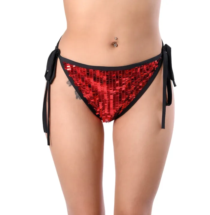 THE LUMI SHOP Earrings Red Sequin Bottoms