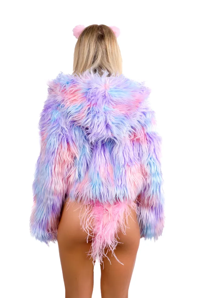 THE LUMI SHOP FULL OUTFIT Fuzzy Pastel CareBear 4 pcs Earrings