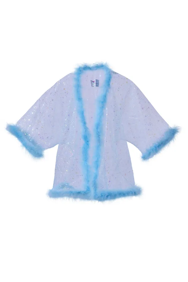 THE LUMI SHOP Rings Fuzzy Kimono Baby Blue Stars THE LUMI SHOP Rings Fuzzy Kimono Baby Blue Stars