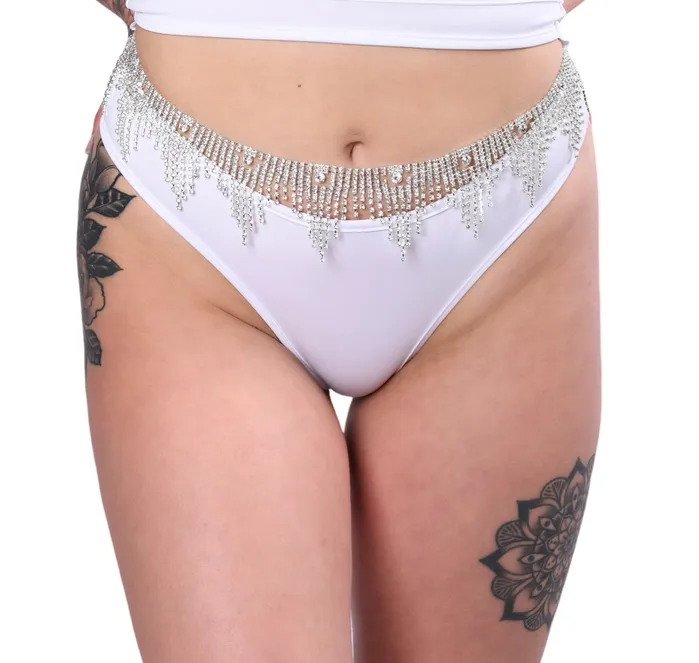 THE LUMI SHOP Rings Silver Crystal Rhinestone Belt