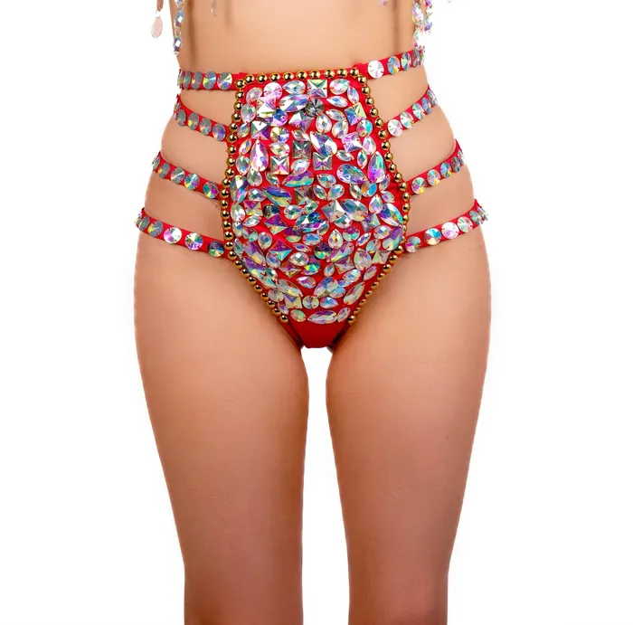THE LUMI SHOP Ruby Dreamland Rhinestone Set Earrings