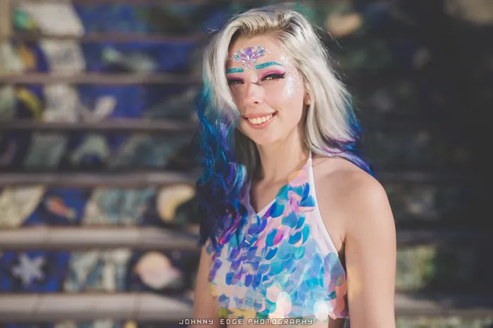 THE LUMi SHOP Unicorn Tears Sequin Halter Top Earrings THE LUMi SHOP Unicorn Tears Sequin Halter Top Earrings