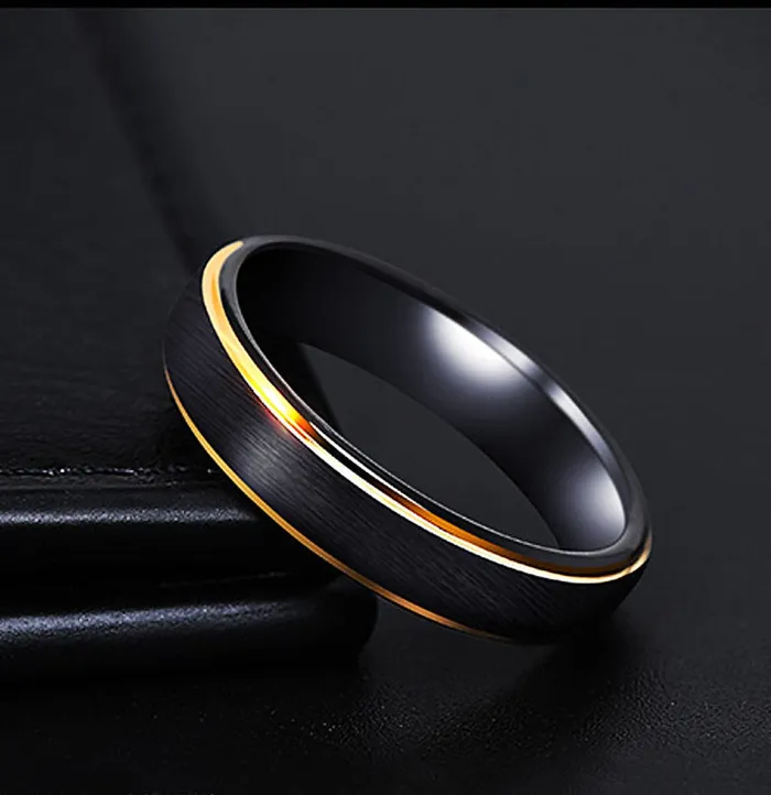 Tungsten Couple Rings Earrings Bind