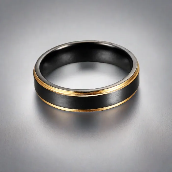 Tungsten Couple Rings Earrings Bind