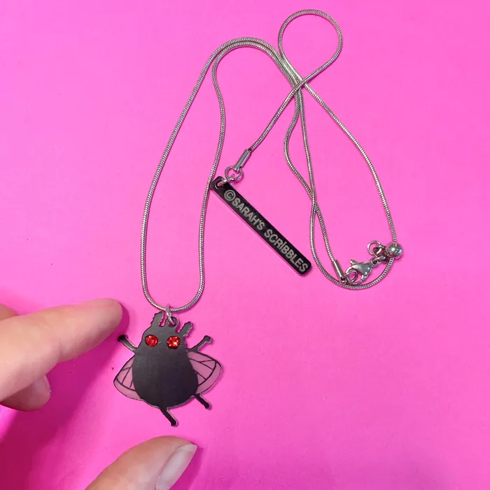 VincaUSA Necklaces Cryptid Club Moth Man Necklace