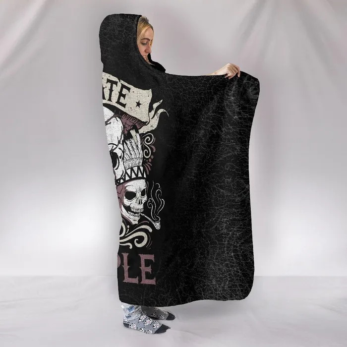 wcfulfillment Earrings Skullistic I Hate People Hooded Blanket