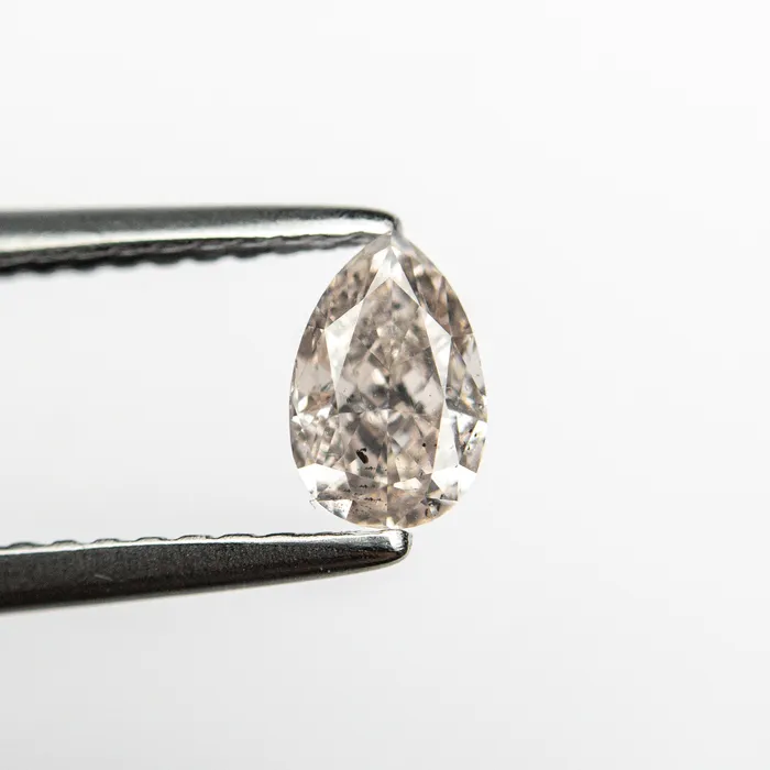 046ct 585x380x265mm SI2 Fancy Light Brownish Pink Pear Brilliant 2411801 Misfit Diamonds Necklaces