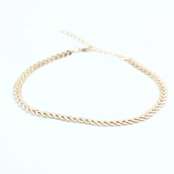 01 N1229 Gold V Shape Choker Necklace FREE Earrings Earrings