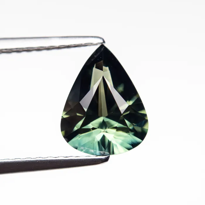 184ct 915x711x462mm Pear Brilliant Sapphire 2572701 Misfit Gems Earrings