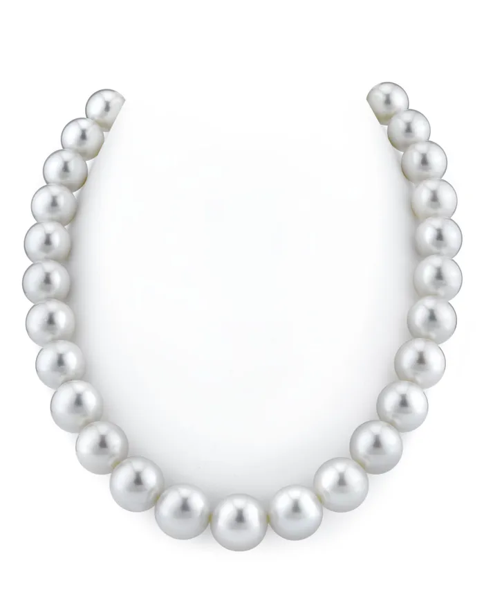 1315mm White South Sea Pearl Necklace AAAA Quality SPT Necklaces