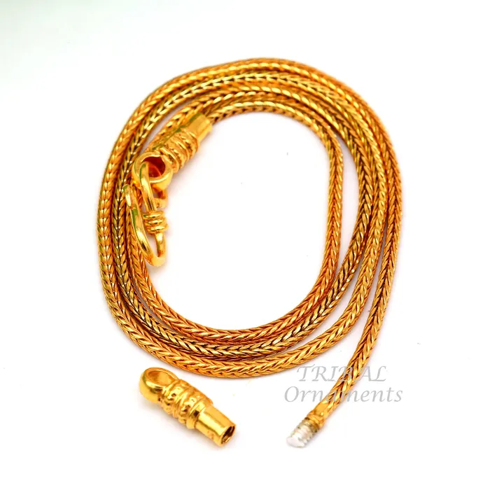 16 to 30 long screw chain 925 sterling silver handmade Gold polished wheat chain pendant chain necklace chain silver chain trendy nch197 TRIBAL ORNAMENTS Necklaces 16 to 30 long screw chain 925 sterling silver handmade Gold polished wheat chain pendant chain necklace chain silver chain trendy nch197 TRIBAL ORNAMENTS Necklaces