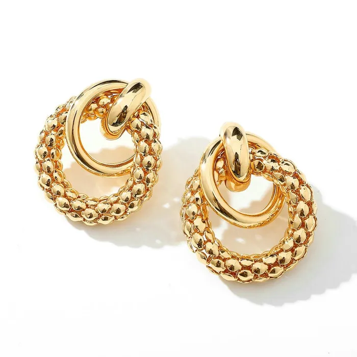 18K GoldFilled Knot Stud Earrings Jewelvers Earrings