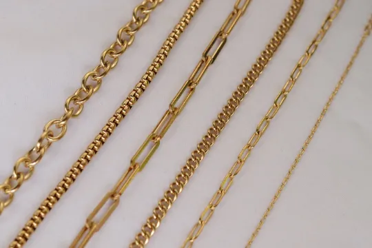 18K GoldFilled Link Chain Bracelet Jewelvers Bracelets