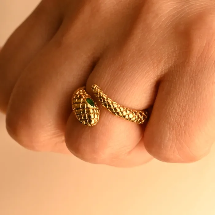 18K GoldFilled Snake Wrap Ring for Women Jewelvers Rings 18K GoldFilled Snake Wrap Ring for Women Jewelvers Rings