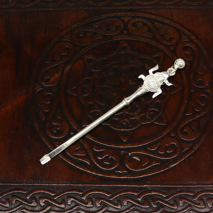 3 inches long handmade solid sterling silver kum kum sticks eyeliner stick kajal sticks surma stick brides vintage style gift su401 TRIBAL ORNAMENTS Necklaces 3 inches long handmade solid sterling silver kum kum sticks eyeliner stick kajal sticks surma stick brides vintage style gift su401 TRIBAL ORNAMENTS Necklaces