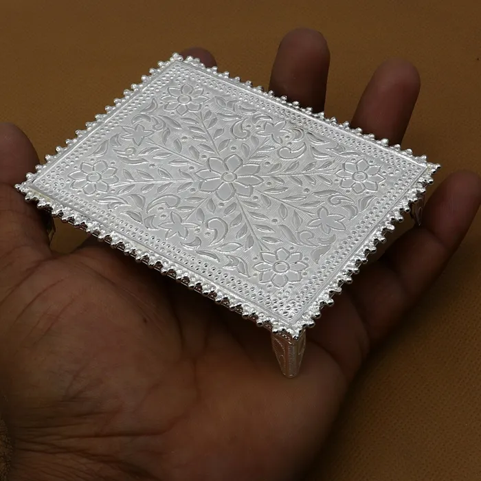 3x4 Vintage design Sterling silver handmade customize small rectangle shape tablebazotchouki excellent home puja utensils su1264 TRIBAL ORNAMENTS Rings 3x4 Vintage design Sterling silver handmade customize small rectangle shape tablebazotchouki excellent home puja utensils su1264 TRIBAL ORNAMENTS Rings