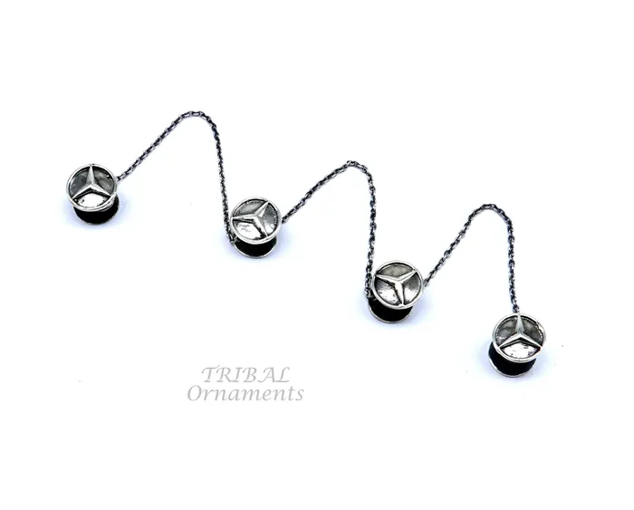 925 Sterling silver handmade amazing star design buttons or cufflinks for mens kurta best gifting jewelry occasions btn07 TRIBAL ORNAMENTS Necklaces