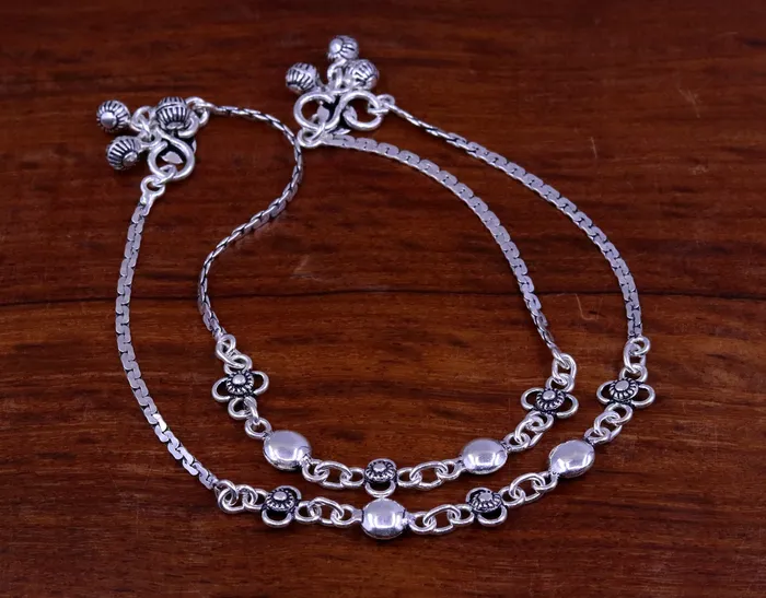 925 sterling silver handmade fabulous 105 inches long charm anklets foot bracelet best gifting belly dance jewelry bridesmaids gift ank88 TRIBAL ORNAMENTS Bracelets 925 sterling silver handmade fabulous 105 inches long charm anklets foot bracelet best gifting belly dance jewelry bridesmaids gift ank88 TRIBAL ORNAMENTS Bracelets