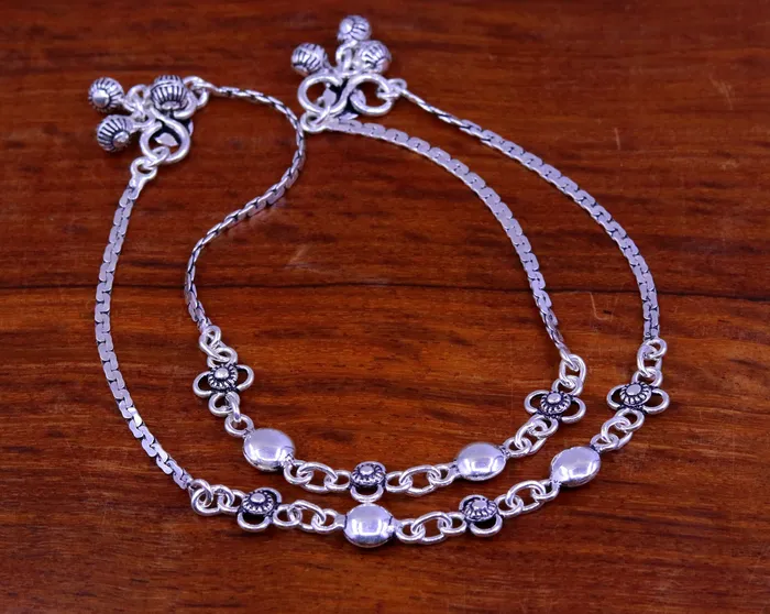 925 sterling silver handmade fabulous 105 inches long charm anklets foot bracelet best gifting belly dance jewelry bridesmaids gift ank88 TRIBAL ORNAMENTS Bracelets 925 sterling silver handmade fabulous 105 inches long charm anklets foot bracelet best gifting belly dance jewelry bridesmaids gift ank88 TRIBAL ORNAMENTS Bracelets