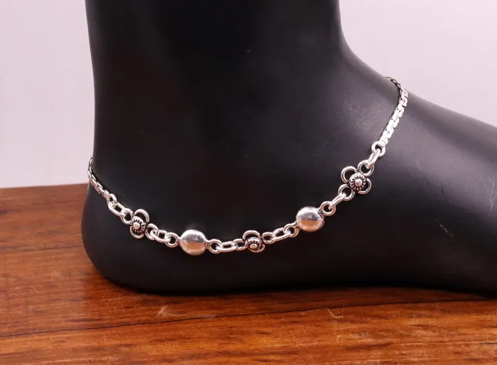 925 sterling silver handmade fabulous 105 inches long charm anklets foot bracelet best gifting belly dance jewelry bridesmaids gift ank88 TRIBAL ORNAMENTS Bracelets 925 sterling silver handmade fabulous 105 inches long charm anklets foot bracelet best gifting belly dance jewelry bridesmaids gift ank88 TRIBAL ORNAMENTS Bracelets